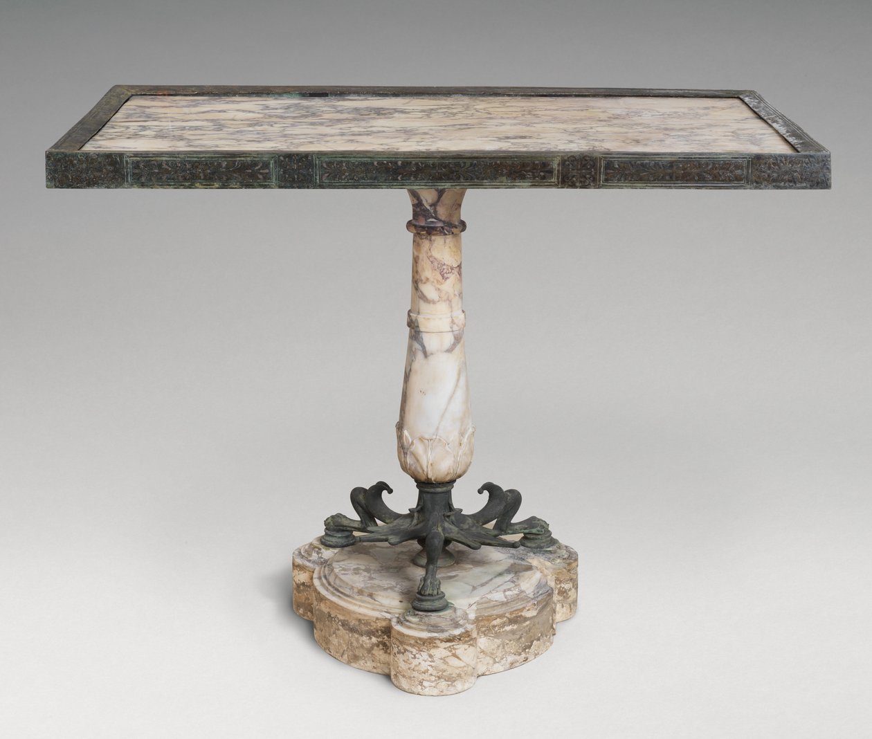 Mermer ve bronz masa by Roman Imperial Period