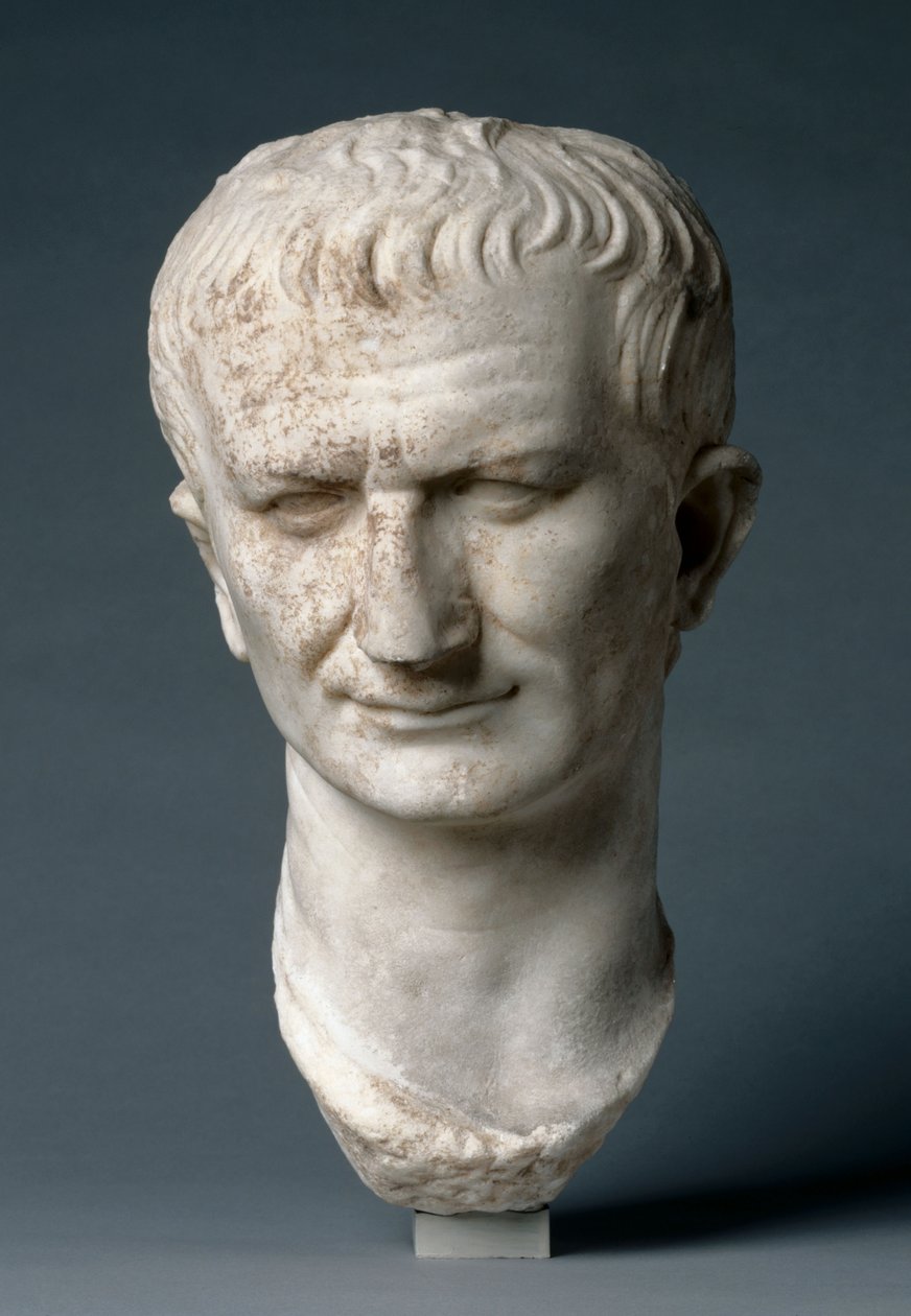 Bir Devlet Adamının Portre Başkanı, muhtemelen Vespasian by Roman Imperial Period