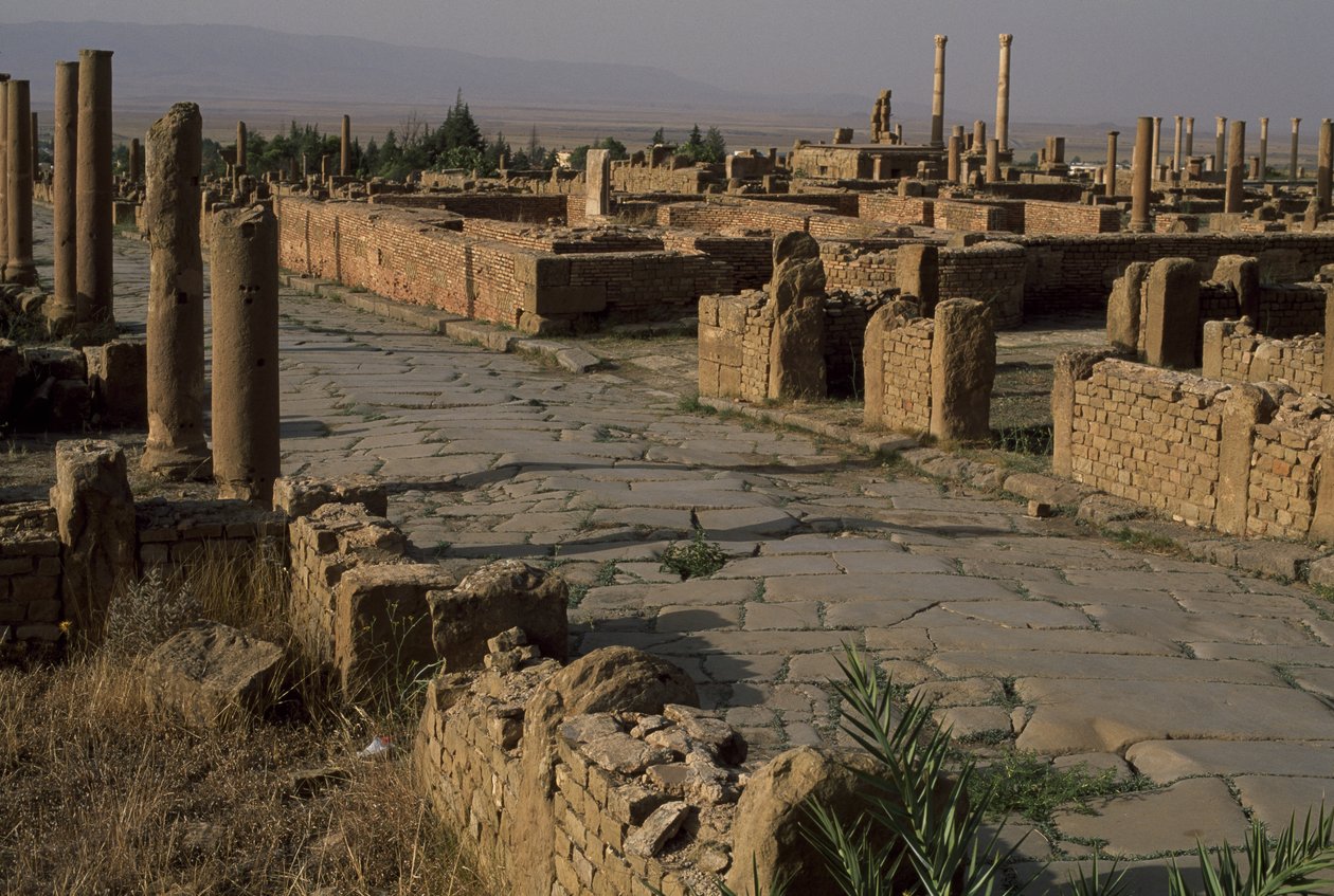 Cadde görünümü, Yüksek İmparatorluk Dönemi (M.Ö.27-395) by Roman Imperial Period