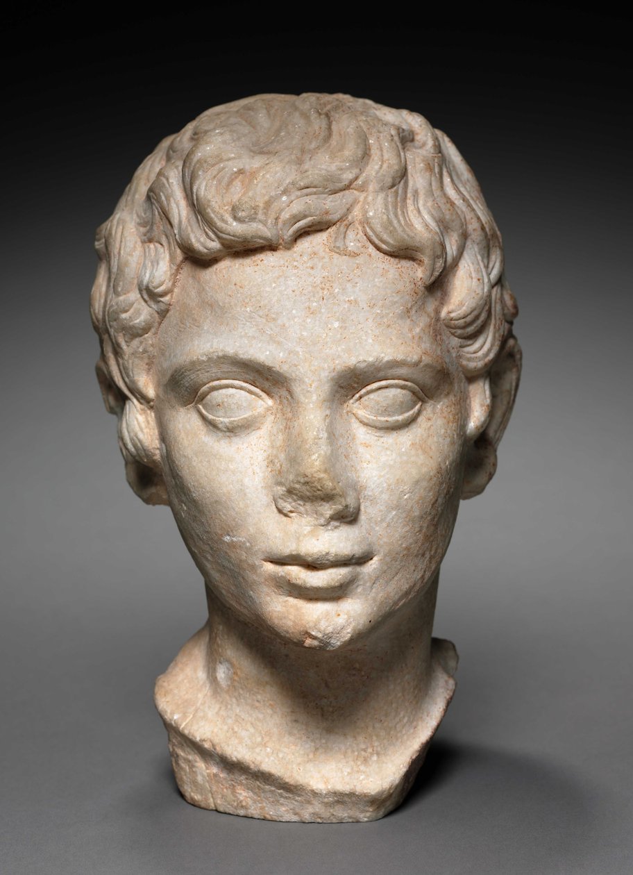Bir Gençlik Başkanı, MÖ 100-1 by Roman Period Egyptian