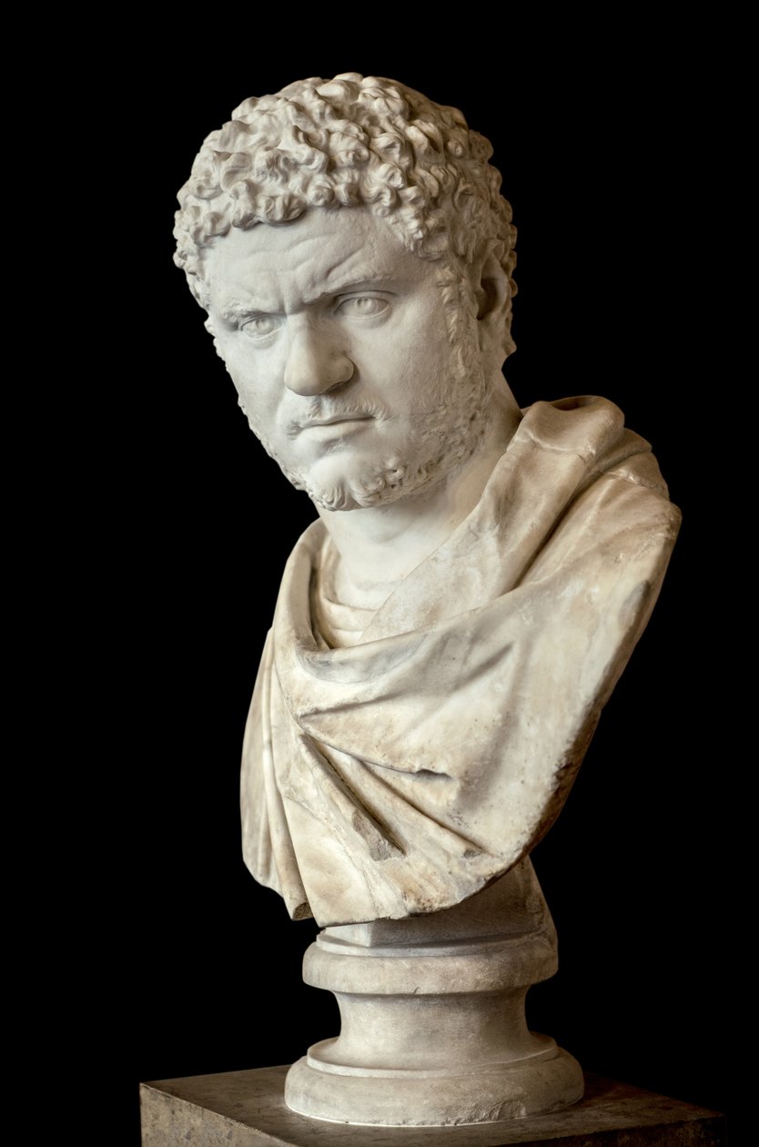 Caracalla (188 - 217 AD) mermer, Roma sanatı by Roman Roman