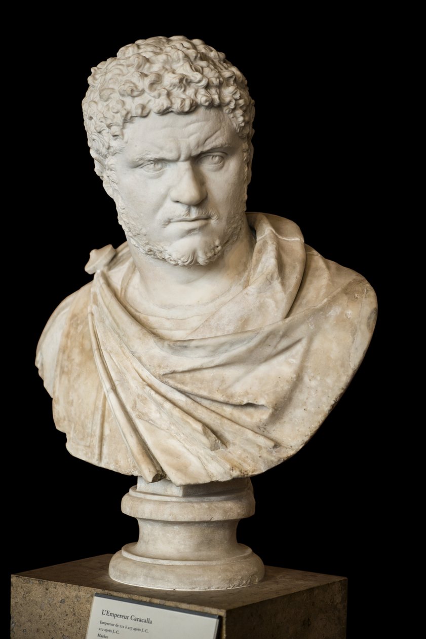 Caracalla (188 - 217 AD) mermer, Roma sanatı by Roman Roman
