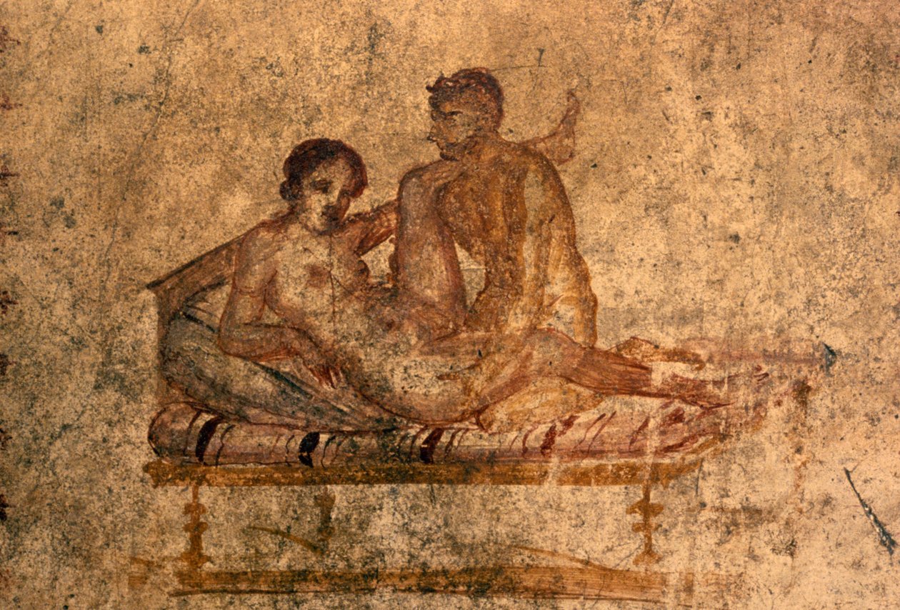 Pompeii'deki Vettii Evi'nden erotik fresk (UNESCO Dünya Mirası Listesi) by Roman Roman