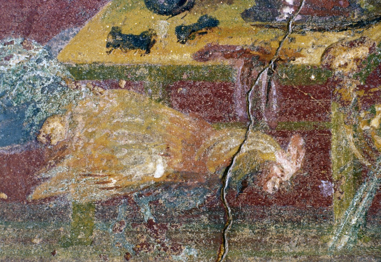 Fresk, Vettii Evi, Pompeii (UNESCO Dünya Mirası Listesi) by Roman Roman