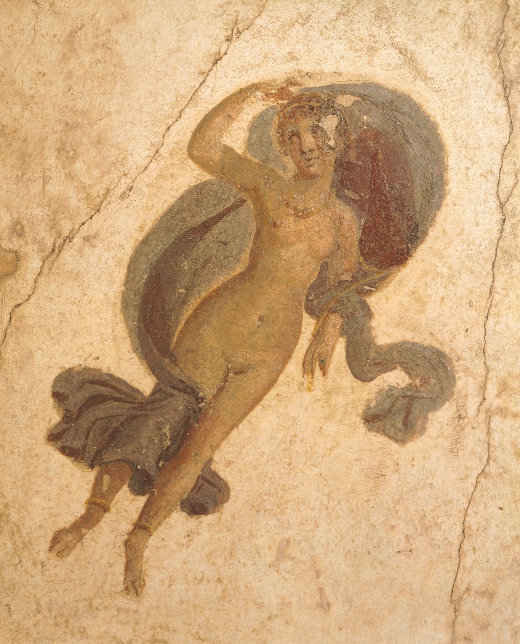 Aşıklar Evi, Pompeii, Campania, Roma Medeniyeti'nden Baharı tasvir eden fresk by Roman Roman