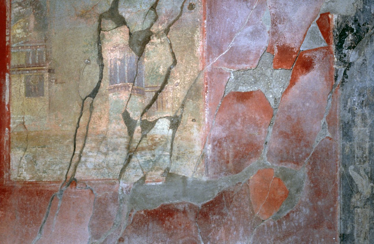 Pompeii'deki Ephebus Evi'nden fresk (UNESCO Dünya Mirası Listesi) by Roman Roman