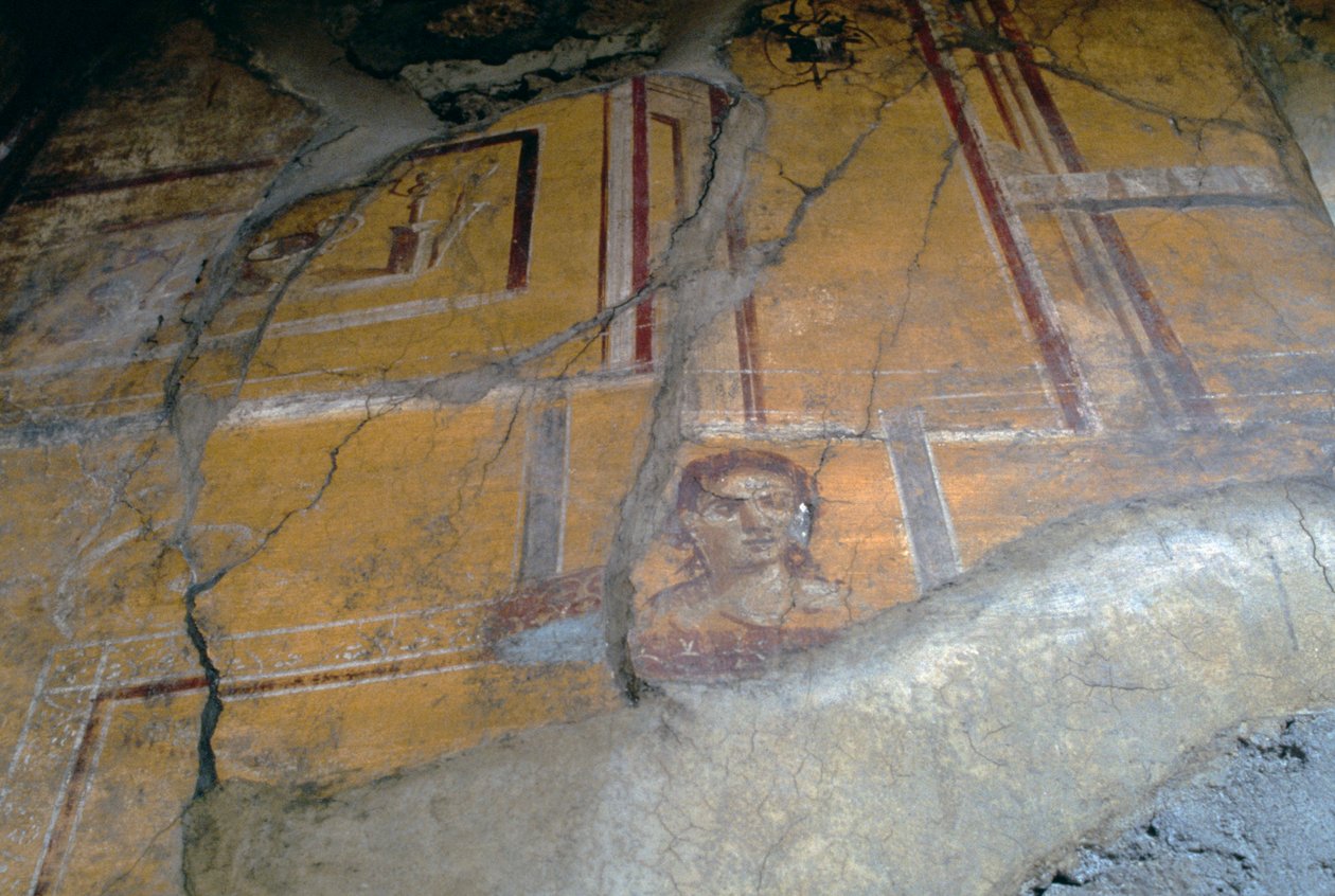 Altın Aşk Tanrısı Evi'nden fresk, Pompeii (UNESCO Dünya Mirası Listesi) by Roman Roman