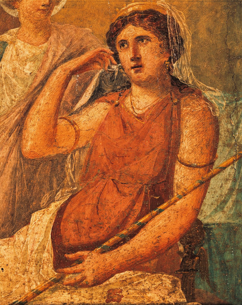 Hera, Issone İşkencesi, Vettii Evi, Pompeii, Campania, Roma Uygarlığı başlıklı fresk detayı by Roman Roman
