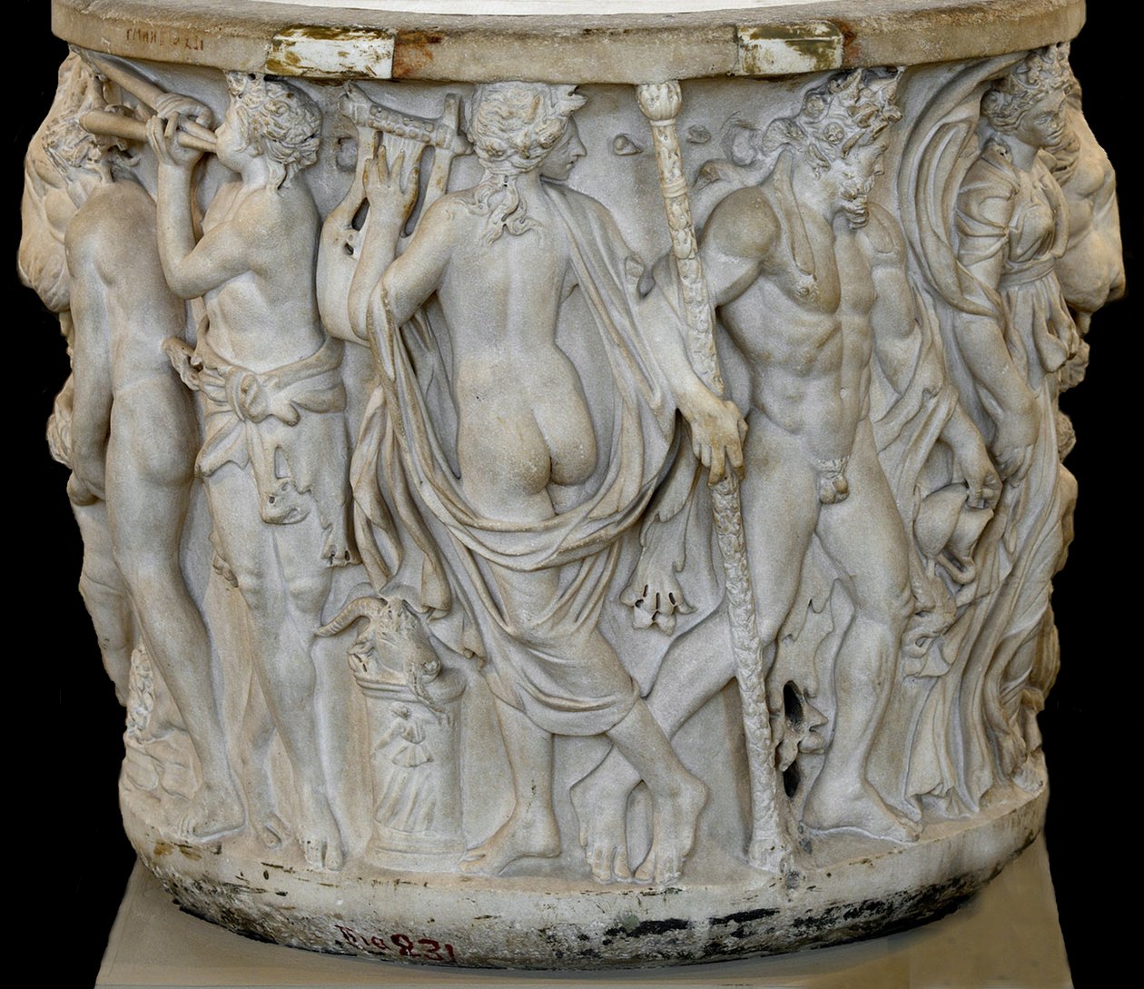 Dionysiaс sahneleri ile Lenos lahiti (mermer) by Roman Roman