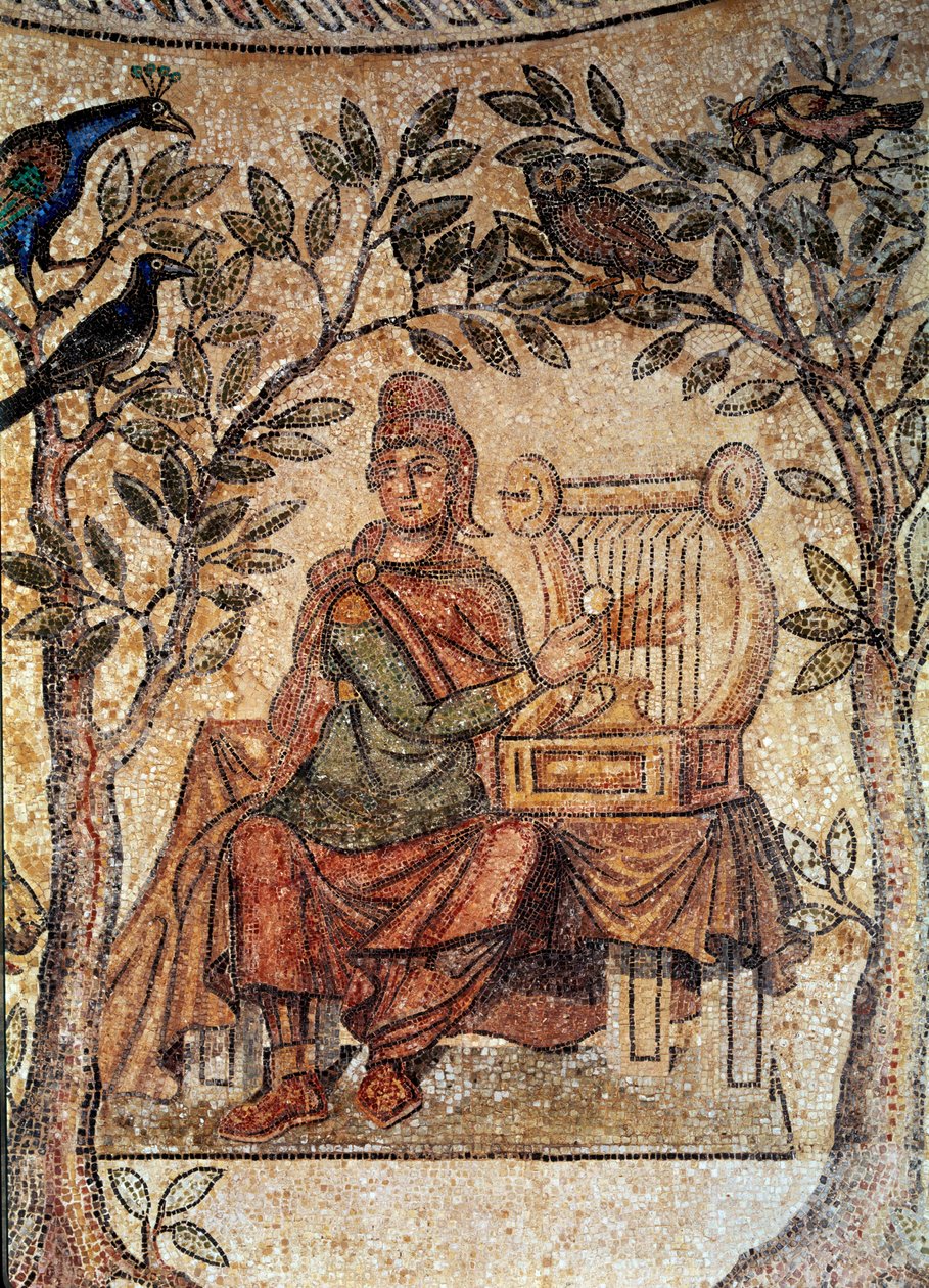 Roma Sanatı: Orphee büyüleyici kuşlar. Blanzy-les-Fisms