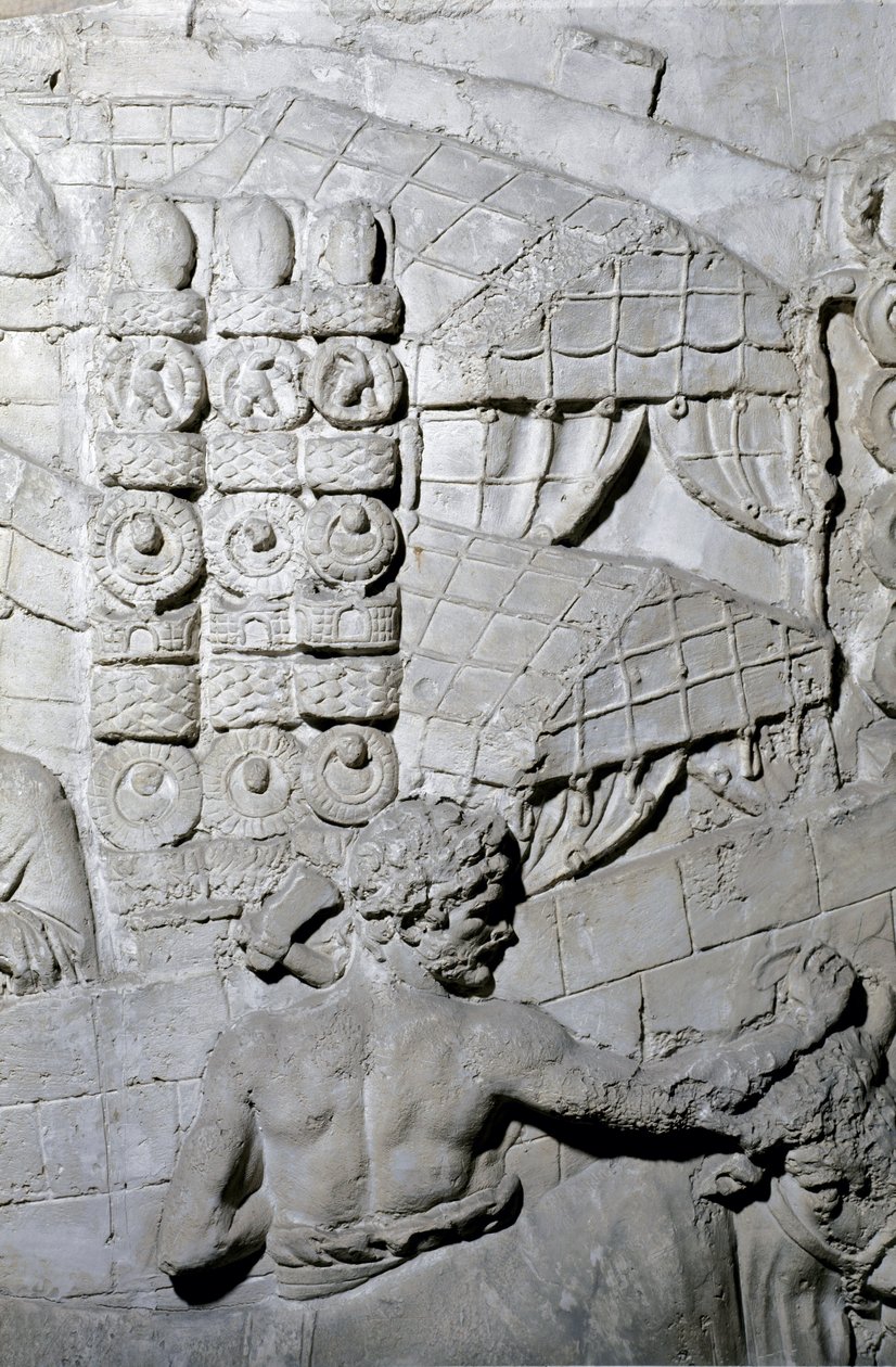 Roma Sanatı: “” Roma kampı”” İmparator Trajan (53-117) döneminde Roma