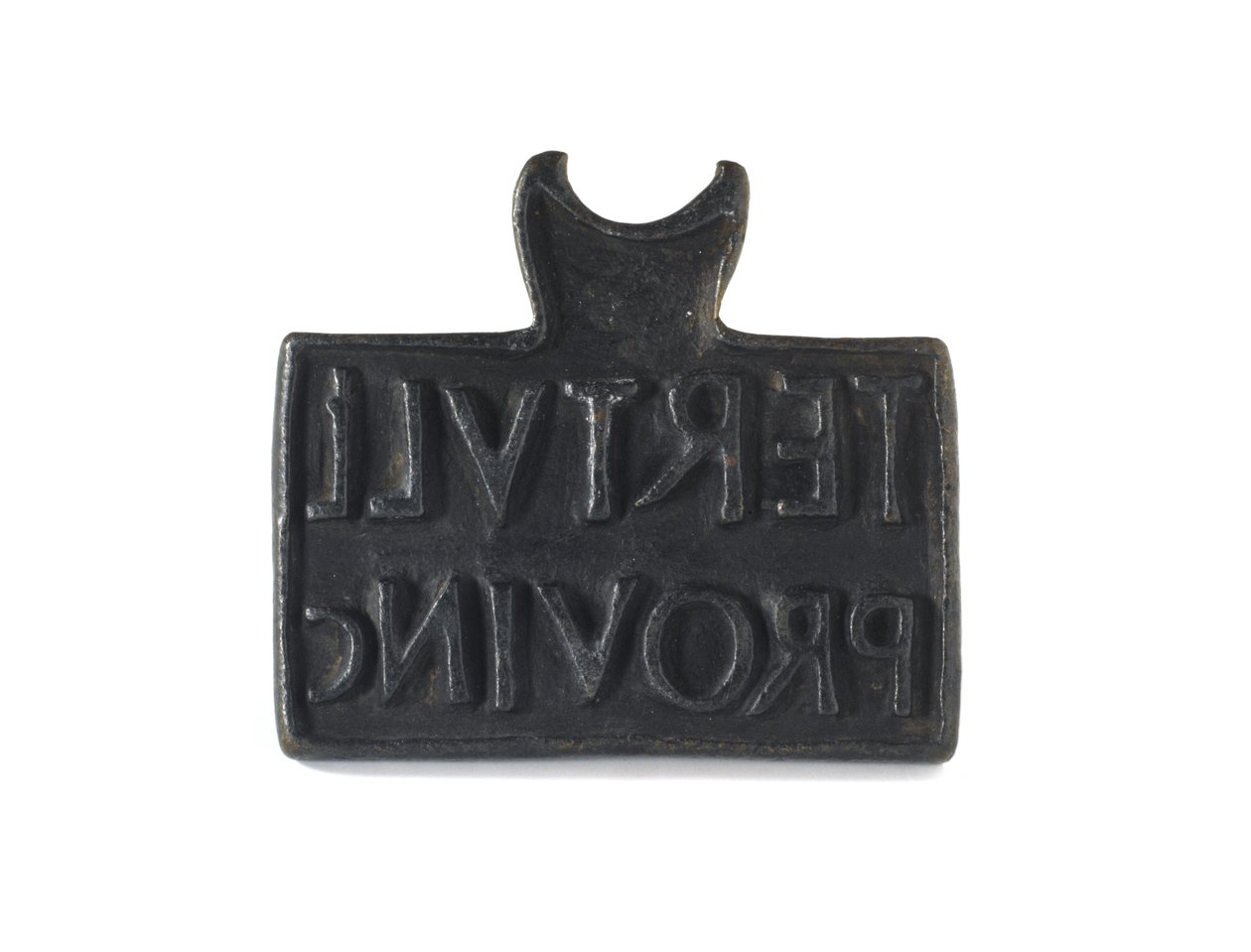 Ürün veya mülkün damgalanması için kullanılan Roma damgası, Cramond, Midlothian, MS 140-211