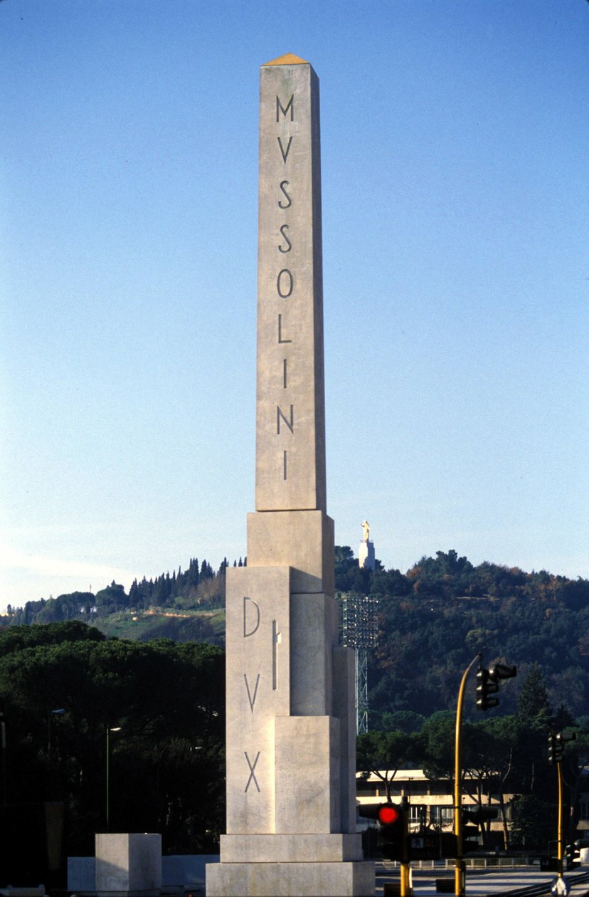 Roma. Foro Italico, Mussolini