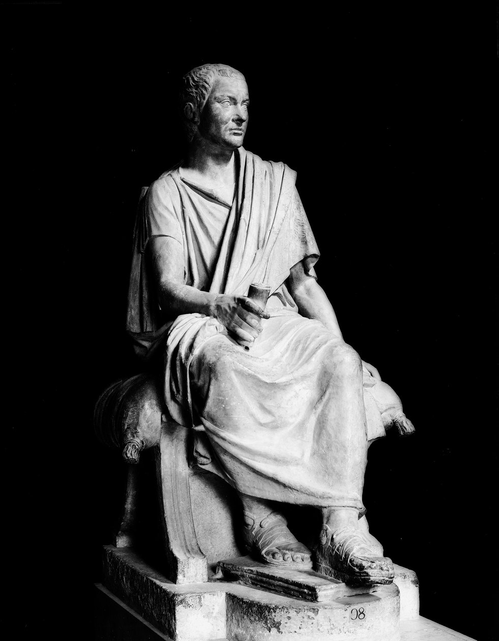 Marcus Claudius Marcellus'un Heykeli (c.268-208BC) (mermer) by Roman Roman