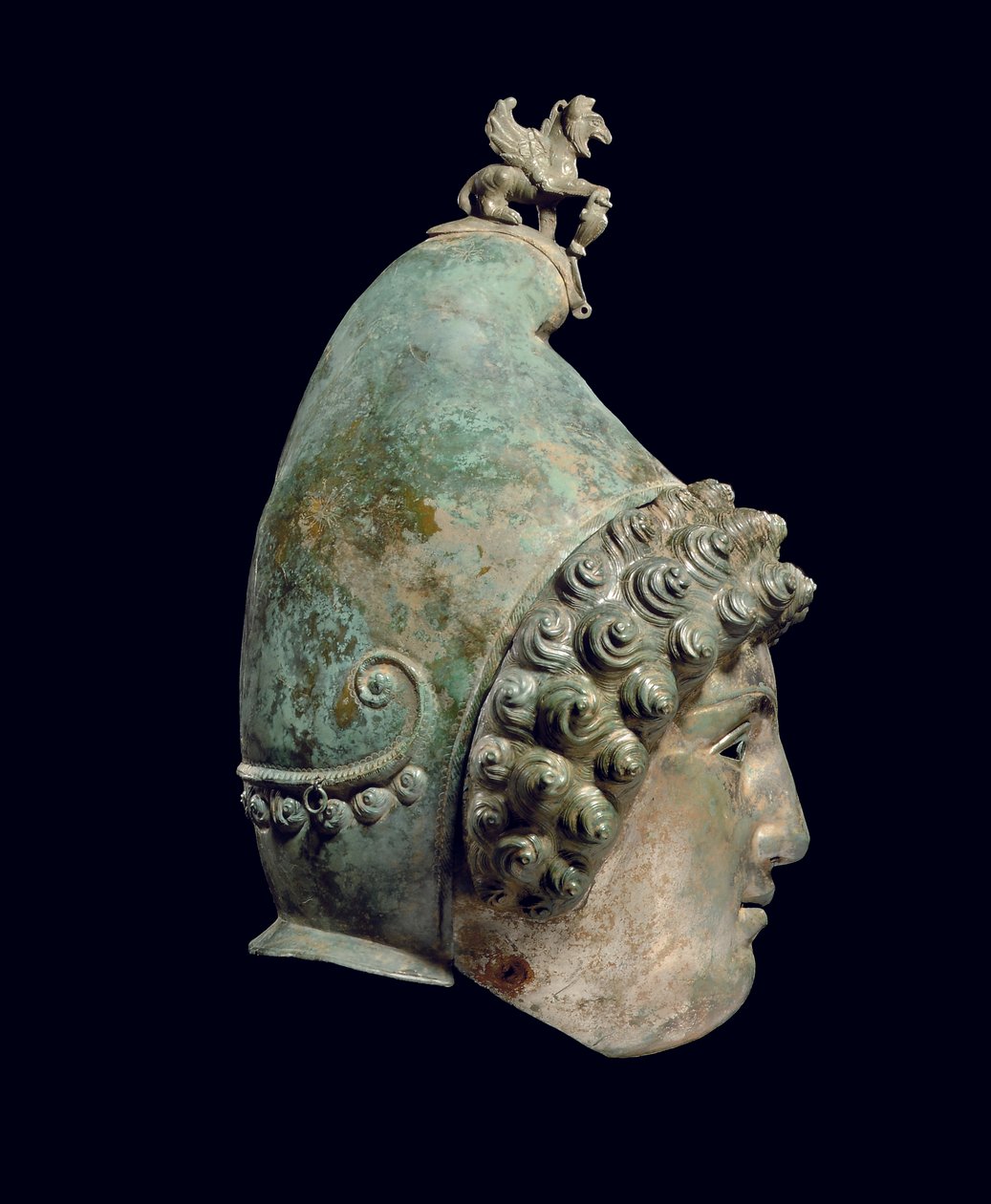 Crosby Garrett miğferi, MS 1.-2. yüzyılın sonları (bronz) (ayrıca bkz. 871728-34, 396159, 482018 & 413093-94) by Roman Roman