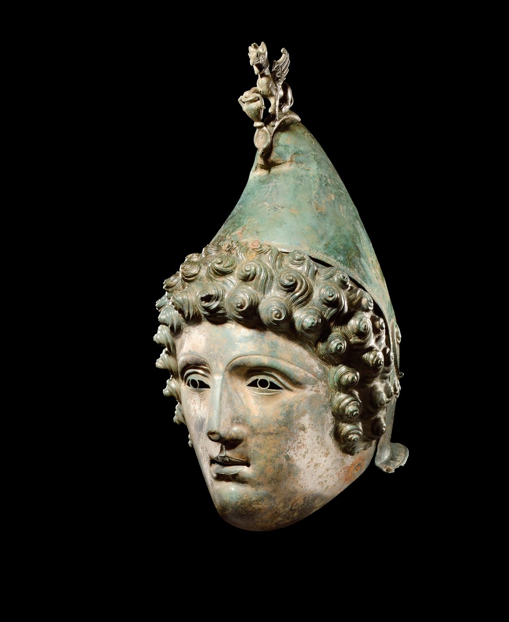 Crosby Garrett miğferi, MS 1.-2. yüzyılın sonları (bronz) (ayrıca bkz. 871728-34, 482018, 396169 & 413094) by Roman Roman