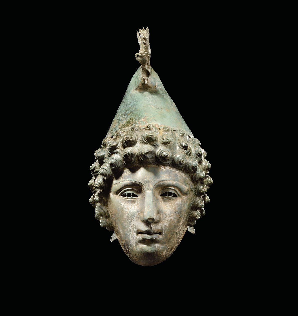 Crosby Garrett miğferi, MS 1.-2. yüzyılın sonları (bronz) (ayrıca bkz. 871729-34, 482018 & 413093-94) by Roman Roman