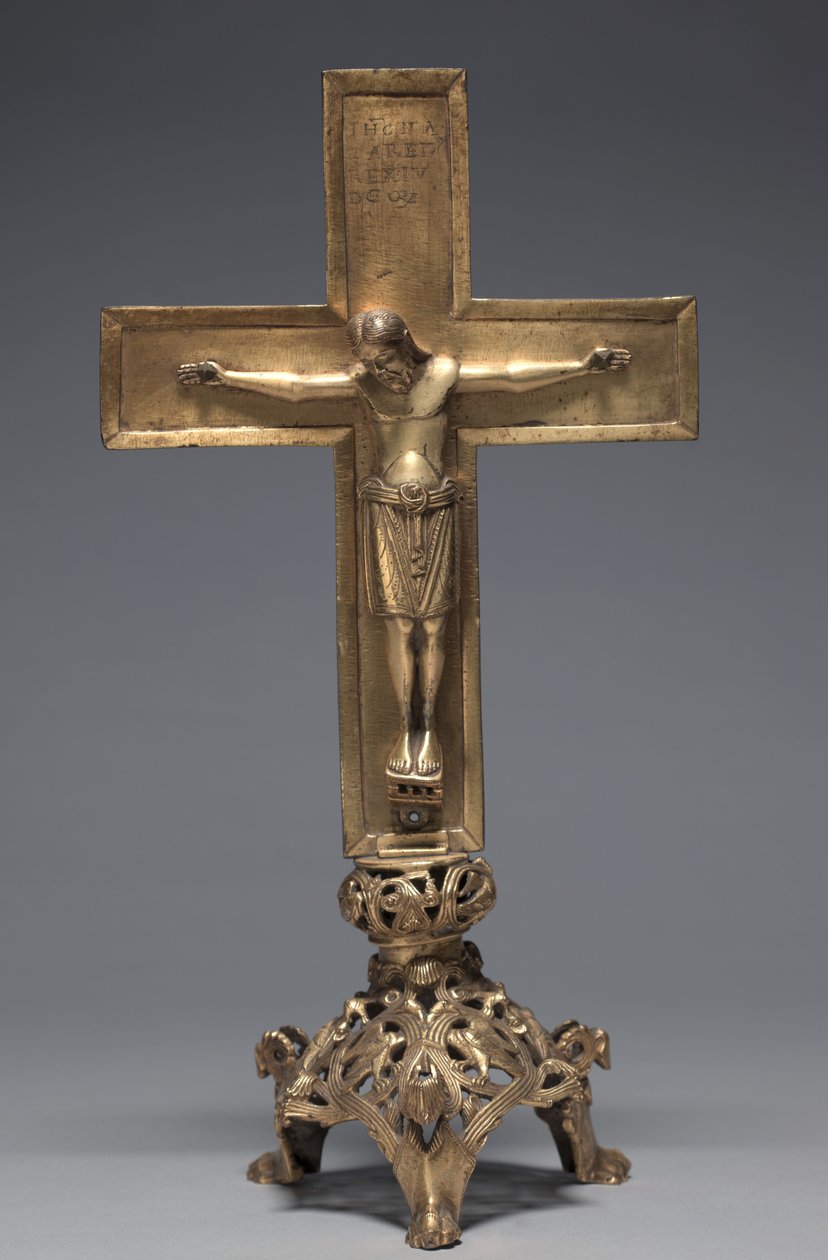 Standlı Altar Cross, Hildesheim, Aşağı Saksonya, 1140-1150 by Romanesque