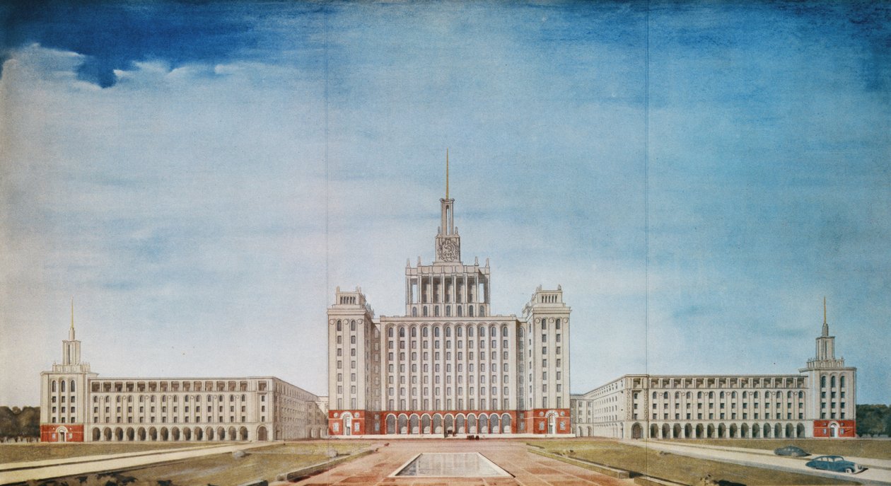 Casa Scinteii, Bükreş by Romanian School