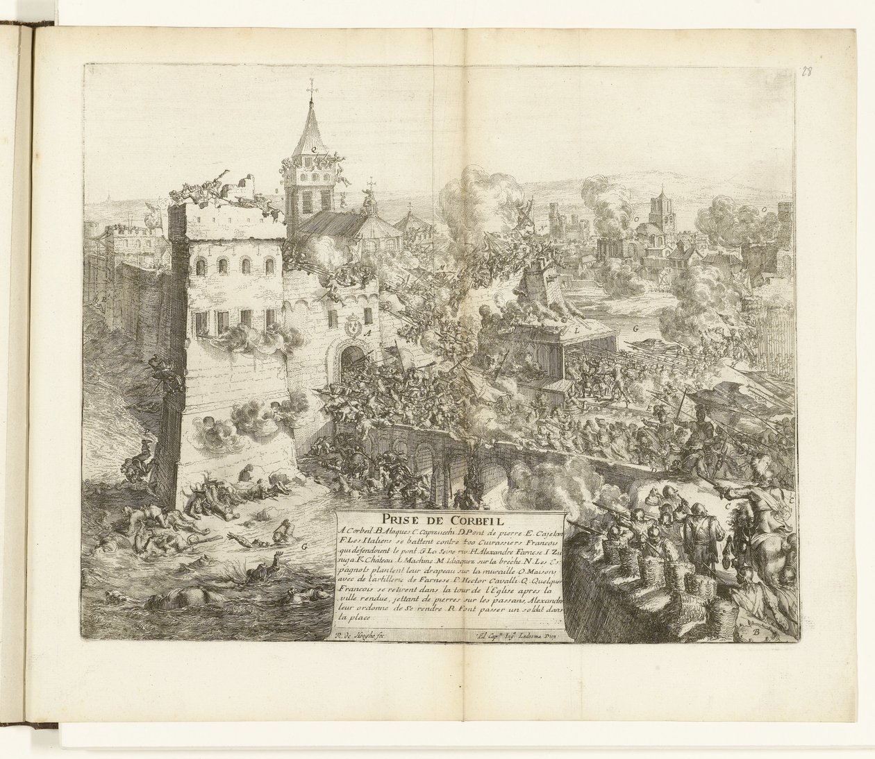 Inname van Corbeil, 1590 Corbeil