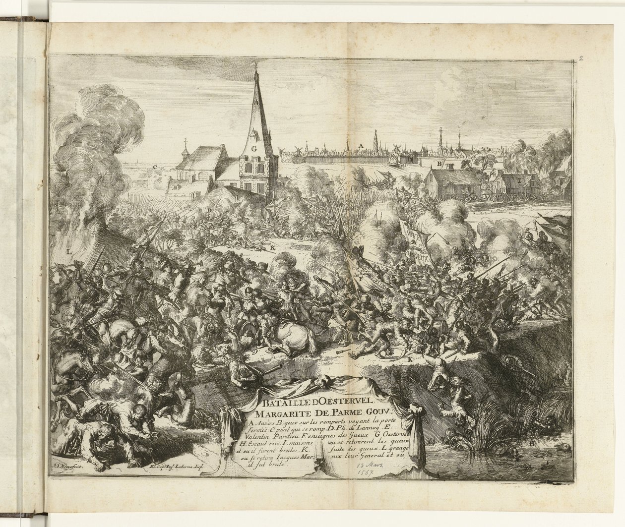 Oosterweel Savaşı, 1567 Bataille d