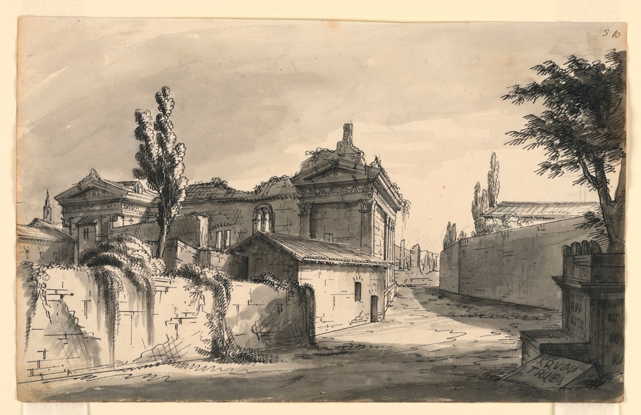 Sahne Tasarımı, Antik Yapılar by Romolo Achille Liverani