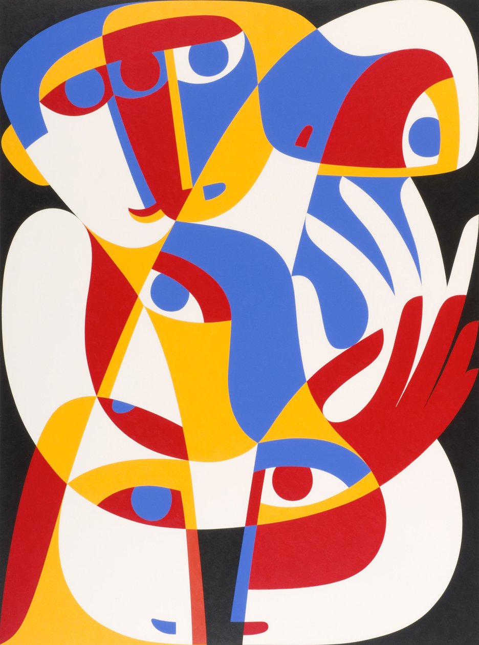 Hoşgörü Yasası, 1989 (gemide akrilik) by Ron Waddams