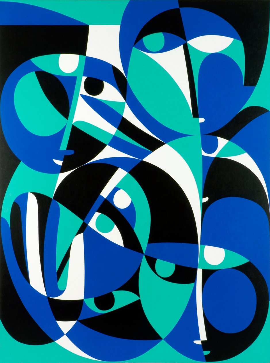 Out Seeking Out (gemide akrilik) by Ron Waddams