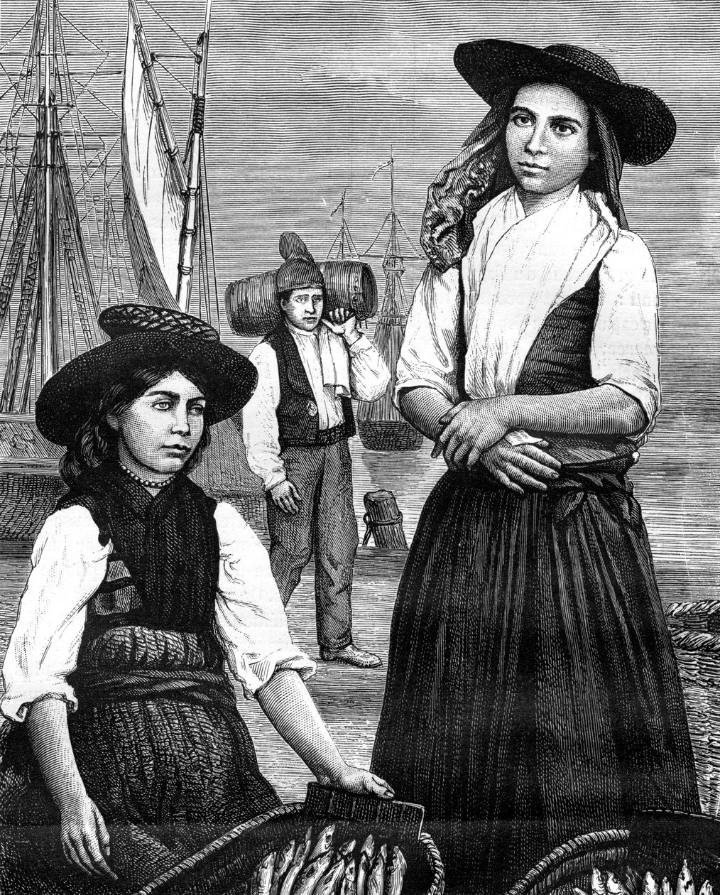 Portekizli kadınlar, 19. yüzyıl by Ronjat