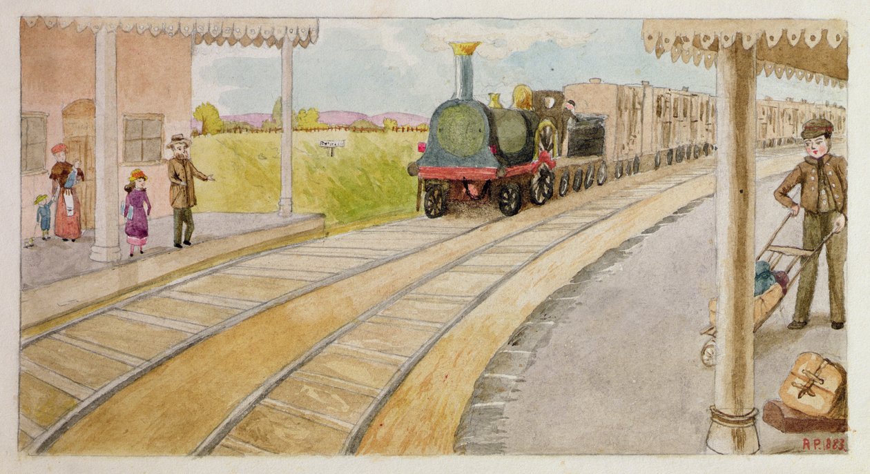 Treni Yakalamak, Addiscombe, 1883 by Rosa Clementina Petherick