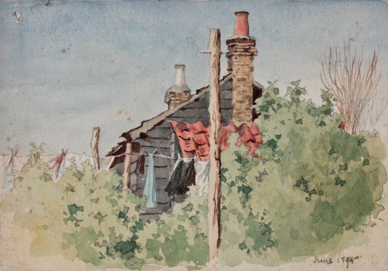 Yıkanmak, 1895 by Rosa Clementina Petherick