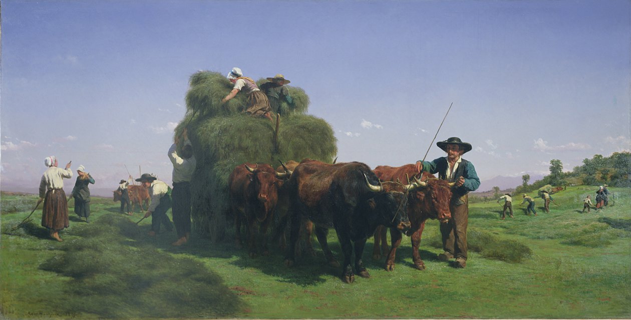 Saman yapımı, Auvergne by Rosa Bonheur