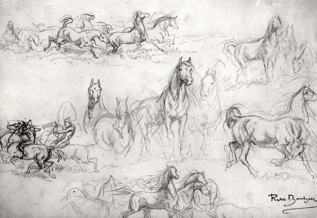 Atların Çalışması by Rosa Bonheur
