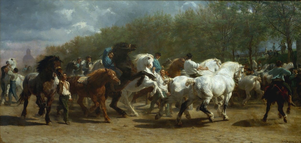 At Fuarı, 1852-55. by Rosa Bonheur