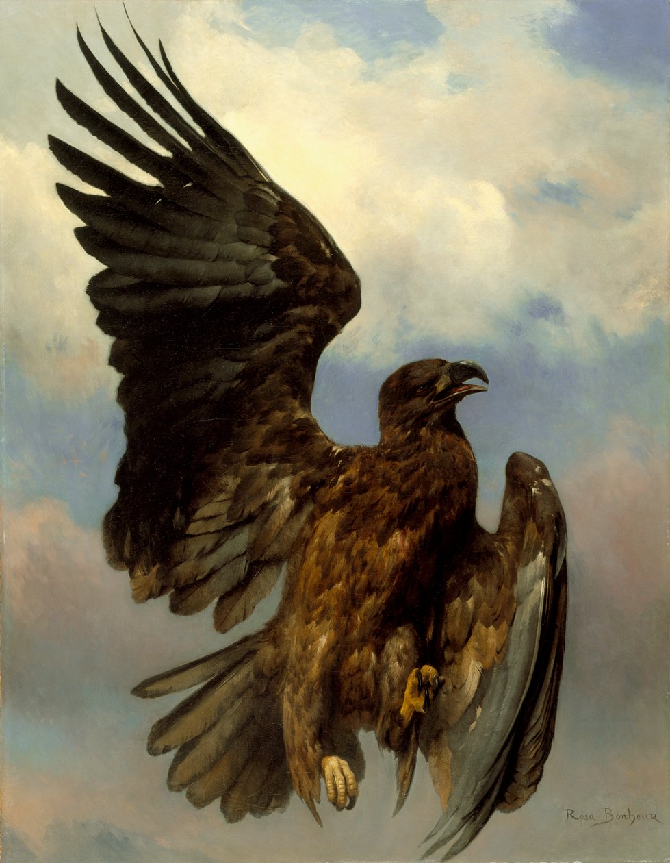 Yaralı Kartal, 1870 dolayları by Rosa Bonheur