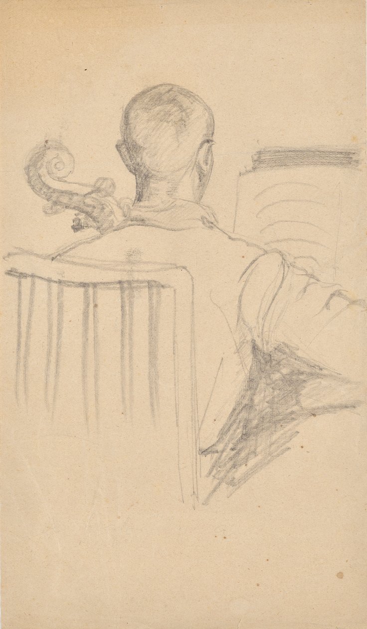 Walter Barwig çello çalıyor by Rosa Simon Barwig