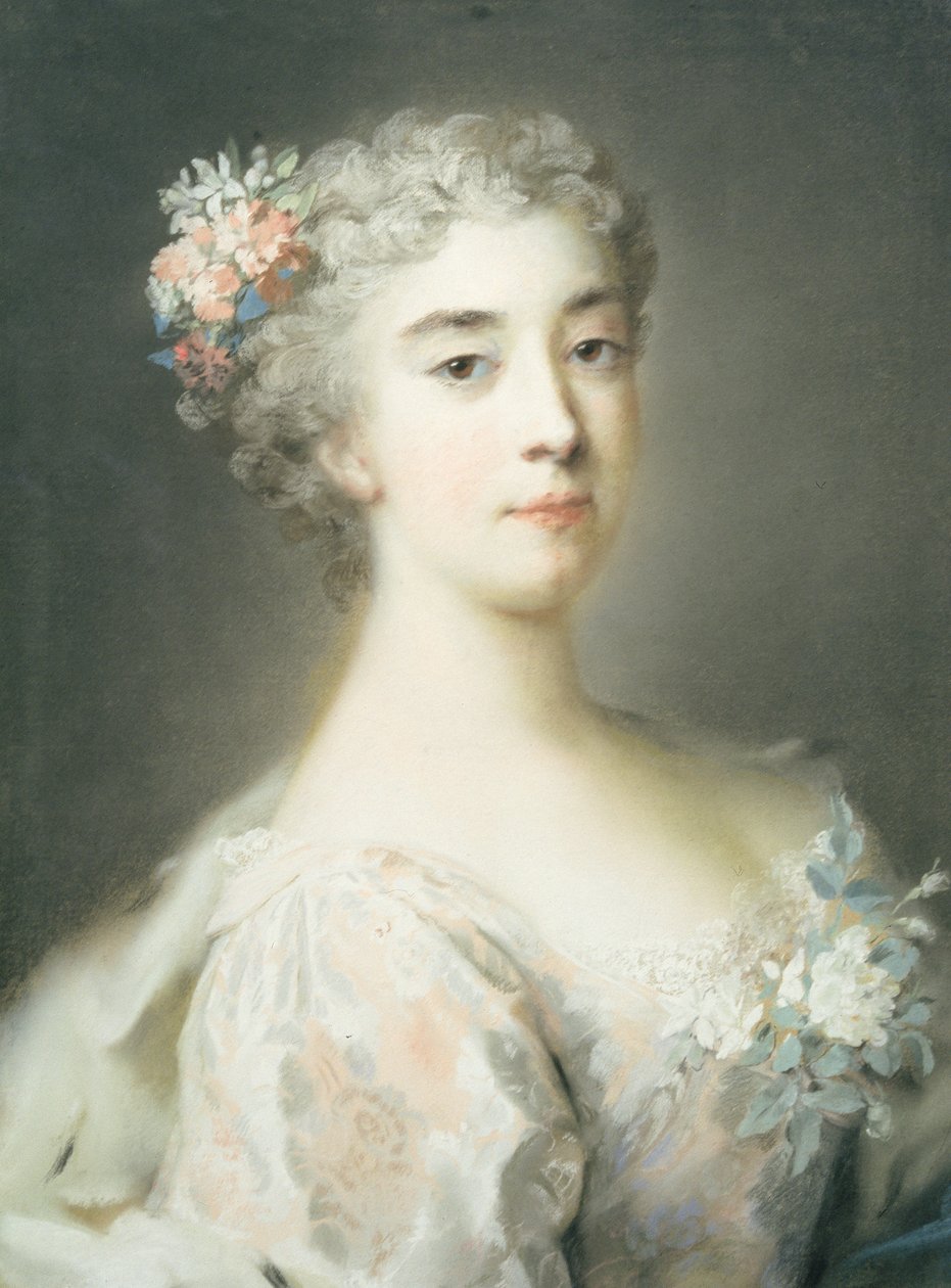 Modenalı Enrichetta Anna Sofia (1702-1777), 1723 by Rosalba Giovanna Carriera