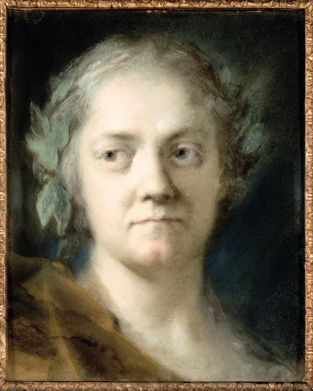 Otoportre (kağıt üzerine yağlı boya) by Rosalba Giovanna Carriera