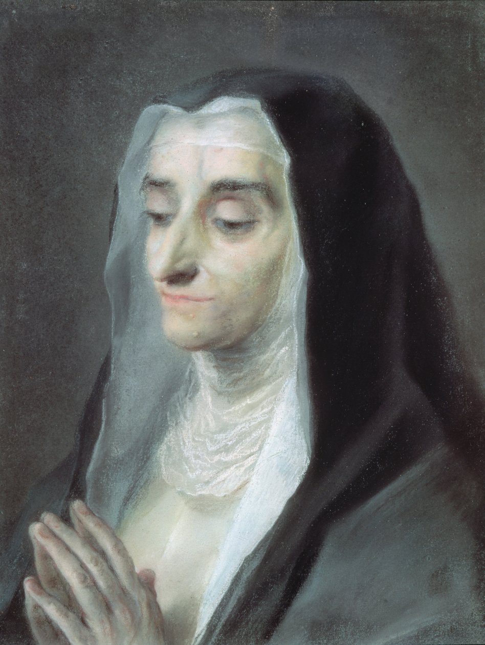 Rahibe Maria Caterina, 1732 (pastel) by Rosalba Giovanna Carriera