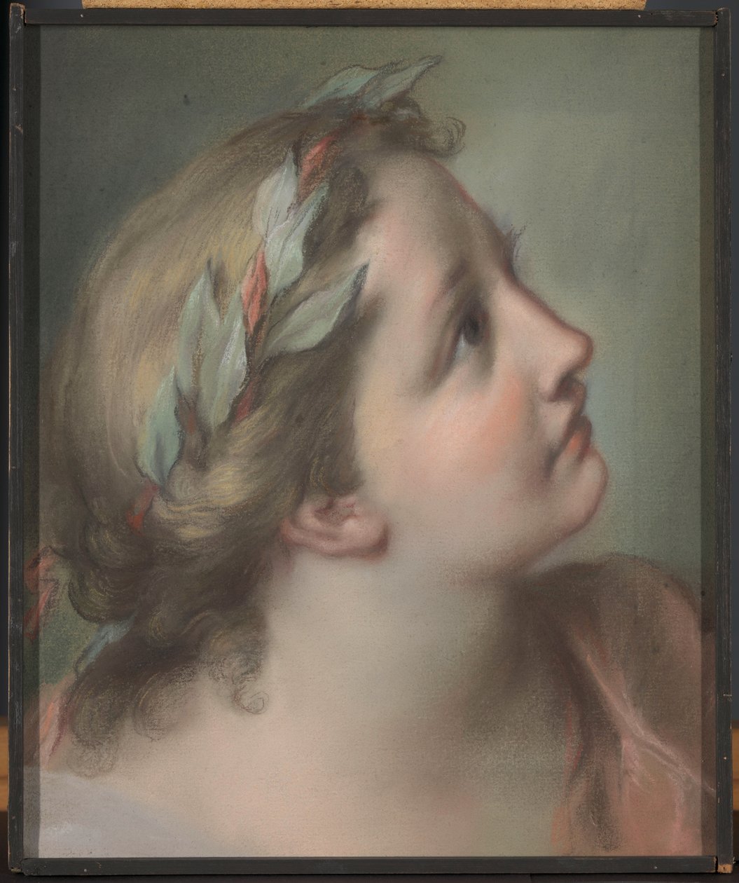 bir ilham perisi by Rosalba Carriera (attributed to)