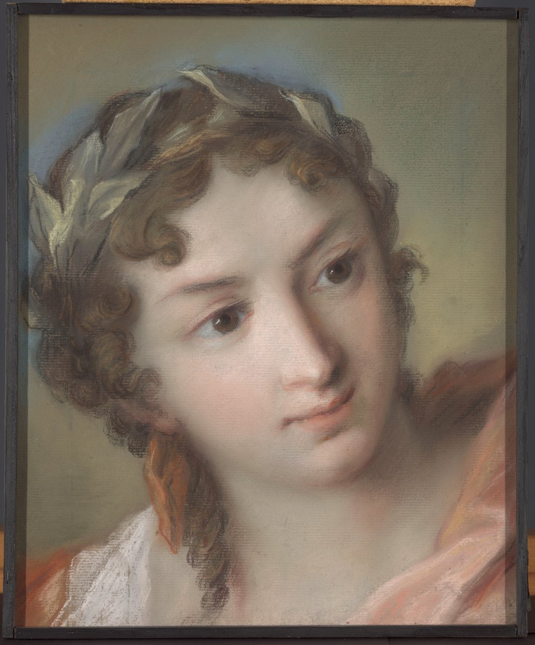 bir ilham perisi by Rosalba Carriera (attributed to)