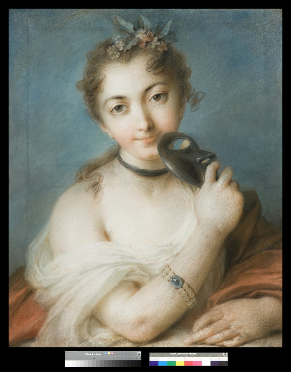 Maskeli Kadın Portresi, c.1720-30 by Rosalba Giovanna Carriera