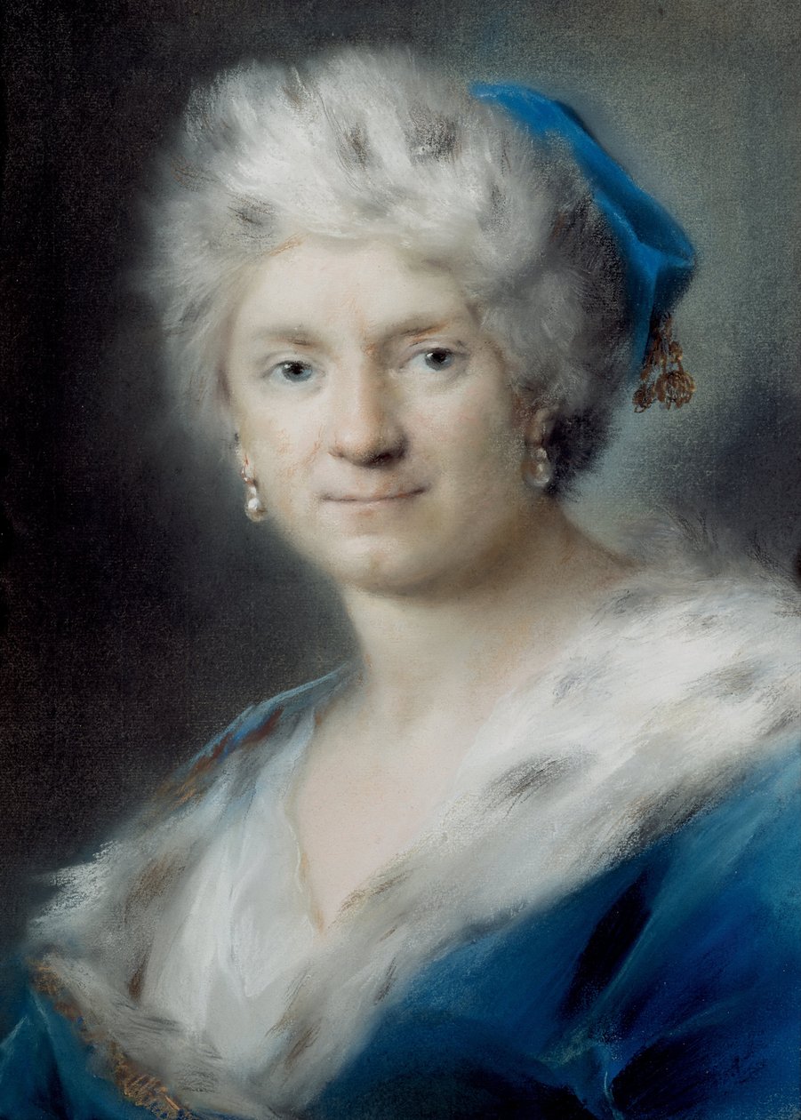 Kış Olarak Otoportre, 1731 by Rosalba Giovanna Carriera