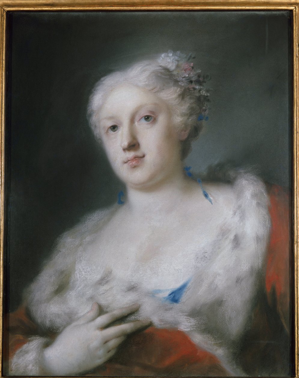 Otoportre (Otoportre) Tablo Rosalba Carriera (1675-1757) tarafından Turin, Galleria Sabauda by Rosalba Giovanna Carriera