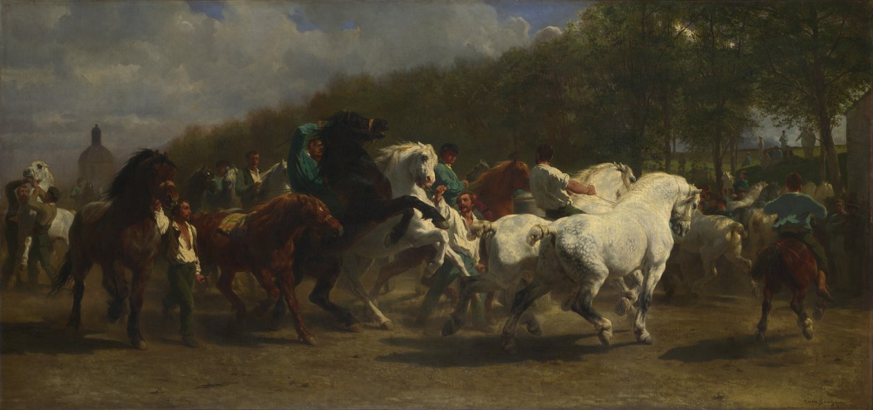 At Fuarı, 1855 by Rosa Bonheur