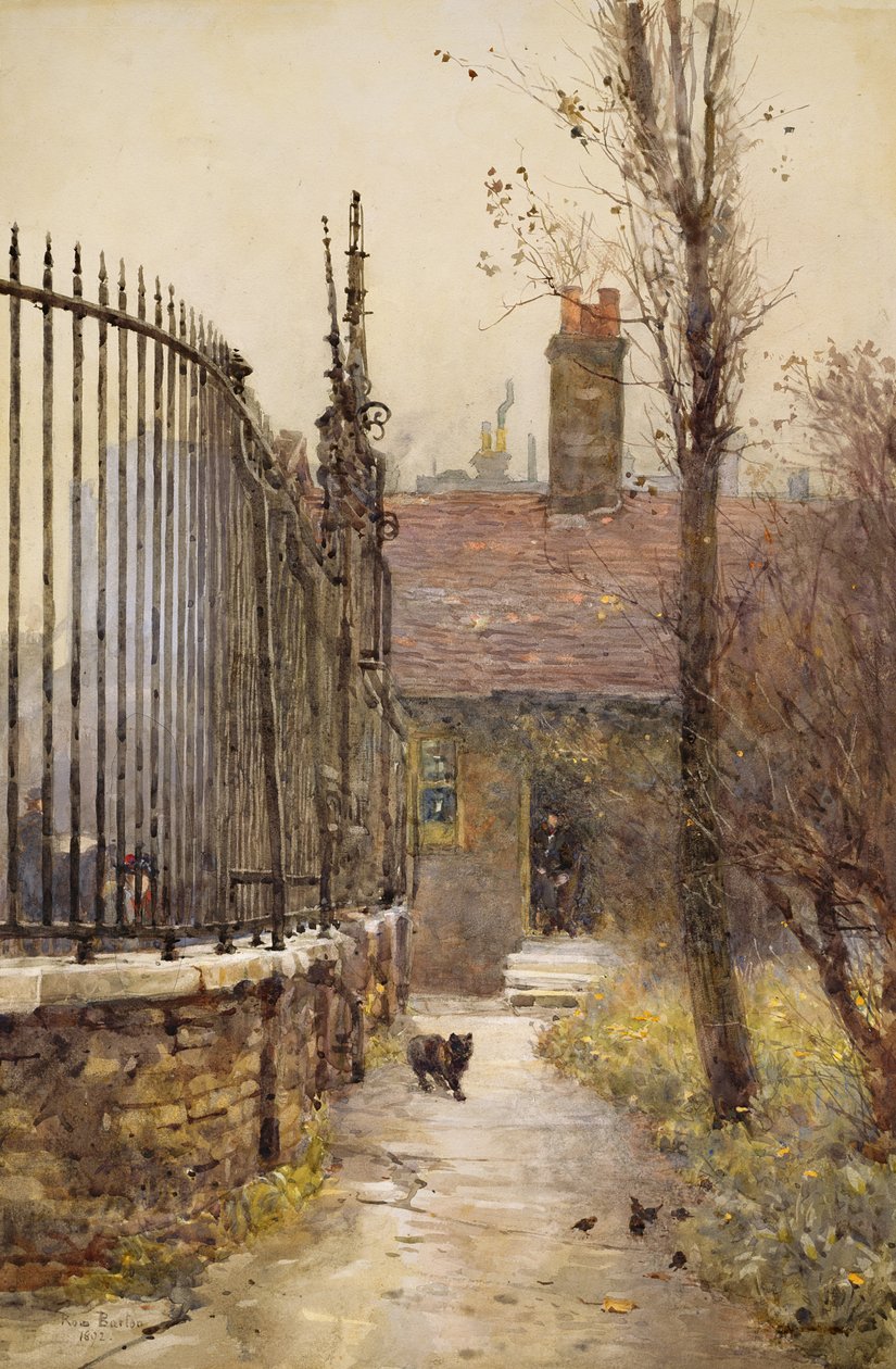 Emanuel Hastanesi, Westminster, 1892 (kağıt üzerinde wc) by Rose Maynard Barton