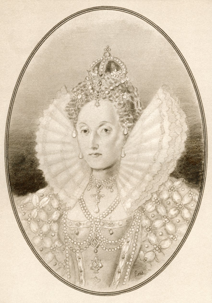 Elizabeth I, diğer adıyla The Virgin Queen, Gloriana veya Good Queen Bess, Ünlü Hükümdarların Yaşayan Biyografilerinden. by Ross Gordon