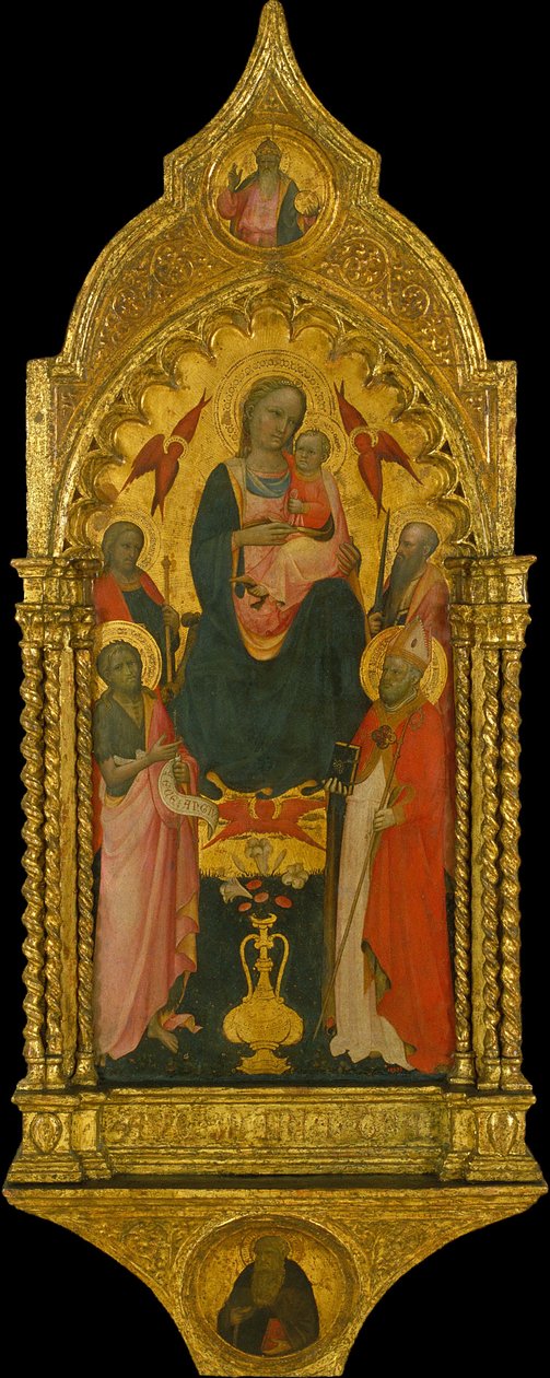 Bakire ve Azizler by Rossello di Jacopo Franchi