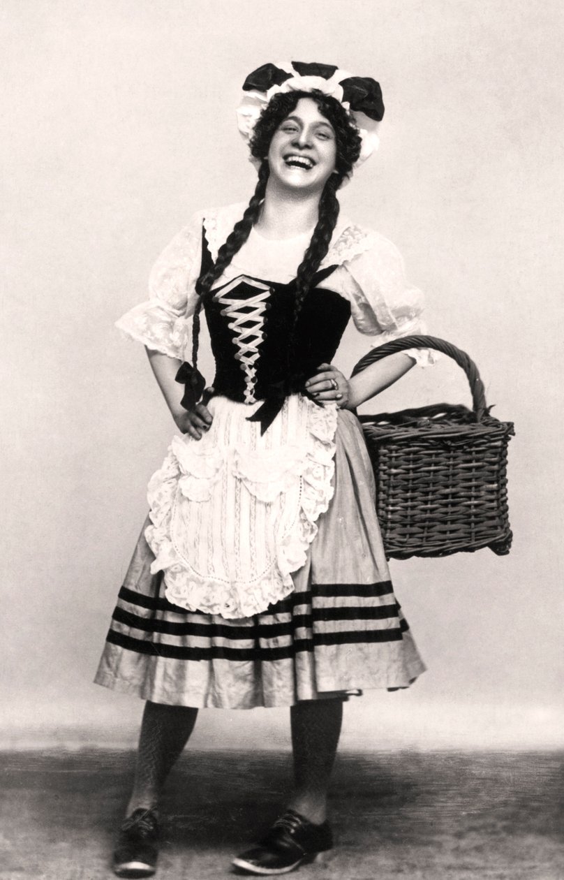 Fanny Fields, oyuncu, 20. yüzyılın başlarında. by Rotary Photo