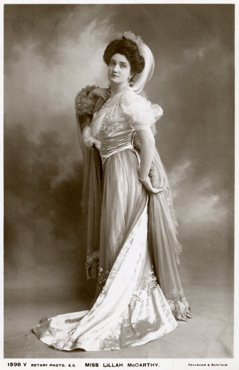 Lillah McCarthy, İngiliz aktris ve tiyatro yöneticisi, 1900